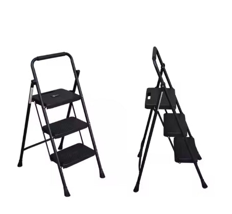 Factory hot selling home use 5 steps folding steel ladders