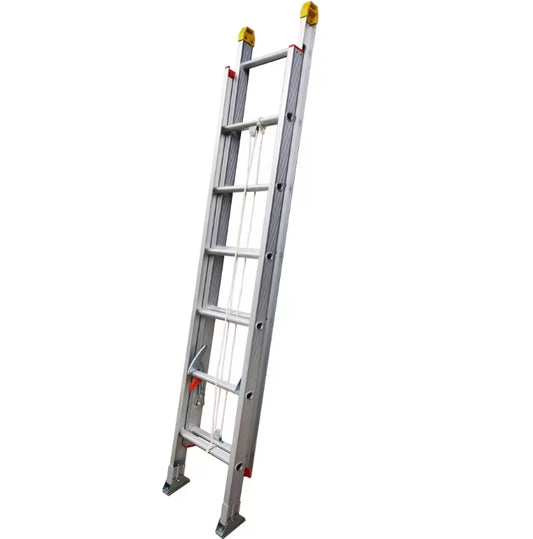 Household telescopic ladder lifting staircase folding straight aluminium alloy engineering ladder