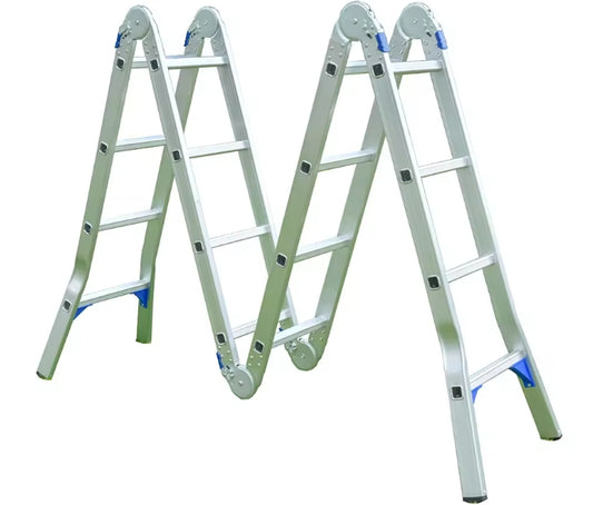 4 Meter Collapsible Multi Position Telescopic Multipurpose Folding Ladder