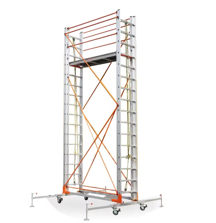 20 Foot Aluminum Scaffold Ladder Tower For Construction Scaffolding Truss Scaffolding Outriggers