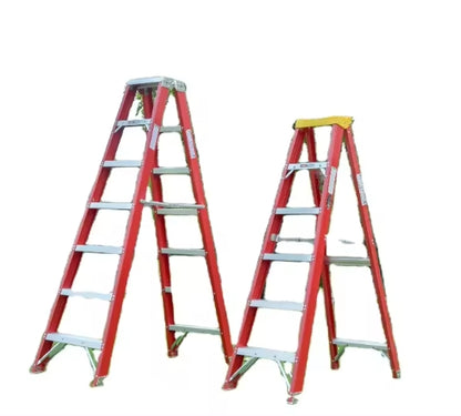 Fiberglass Folding Ladder Electric Heavy Duty FRP Step Fiberglass Folding Ladders