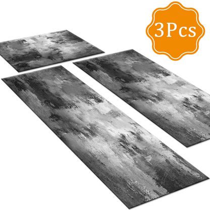 3-Piece Indoor Mats Set Non-Slip Washable Runner Mats Soft Floor Mats for Kitchen Laundry Hallway and Entryway 20x32in 20x47in 20x60in