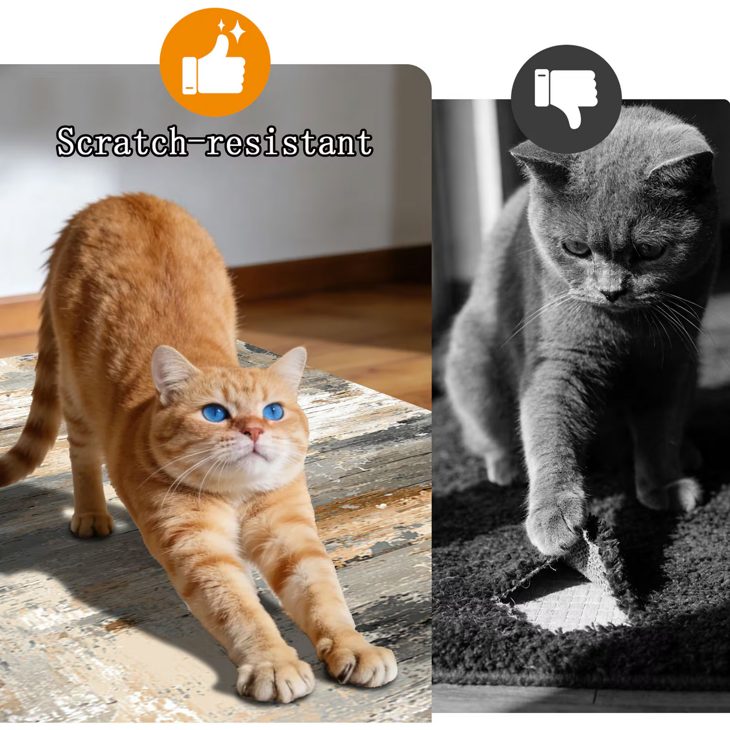3-Piece Indoor Mats Set Non-Slip Washable Runner Mats Soft Floor Mats for Kitchen Laundry Hallway and Entryway 20x32in 20x47in 20x60in