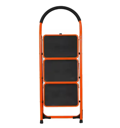 3 step steel folding ladder step stool