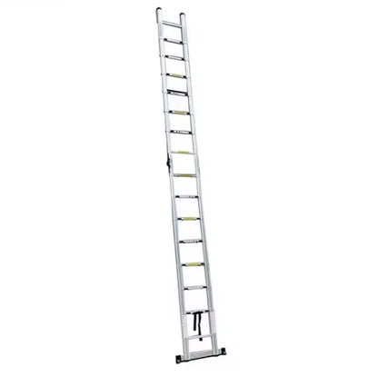 Professional Rubber Feet Portable Extension Retractable Aluminum Telescopic Ladder