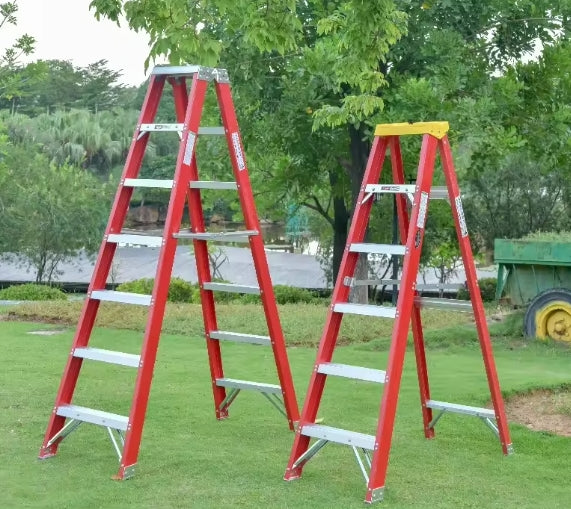 Fiberglass Folding Ladder Electric Heavy Duty FRP Step Fiberglass Folding Ladders