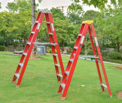 Fiberglass Folding Ladder Electric Heavy Duty FRP Step Fiberglass Folding Ladders